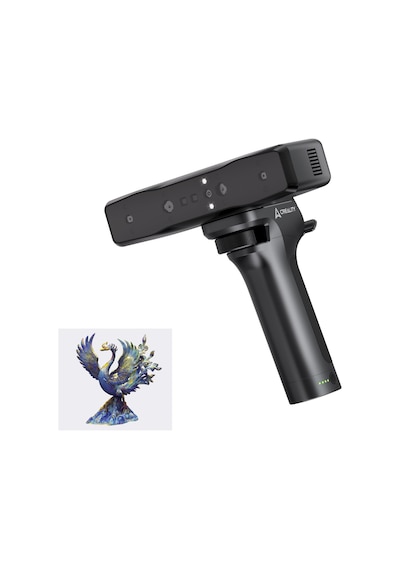 3d Baskı İçin Creality Otter Lite 3d Tarayıcı, Kablosuz El Tipi Tarayıcı, 0,05 Mm Doğruluk, Sarsıntı Önleyici Takip, 30 Fps'ye Kadar Hız, 20-2000 Mm Arası Nesneler İçin 24 Bit Tam Renkli Tarama