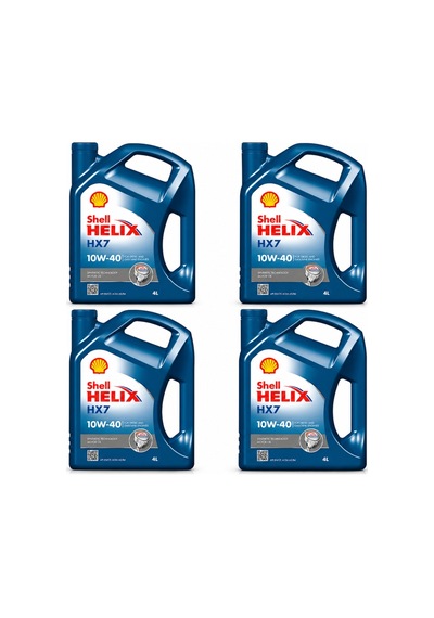 Shell Helix HX7 10W-40 Motor Yağı  4 x 4 L
