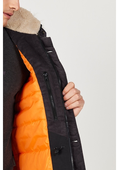 Wrangler Regular Fit Normal Kesim Dik Yaka Erkek Siyah Parka Mont W4D0Wx100 Siyah