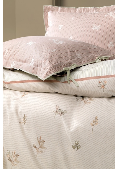 Yataş Bedding Teny Çift Kişilik %100 Pamuk Ranforce Nevresim Takımı - Bej