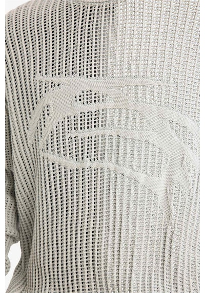 Defacto Bisiklet Yaka Ajurlu Triko Kazak G5942ax25wngr184 Gri-gr184