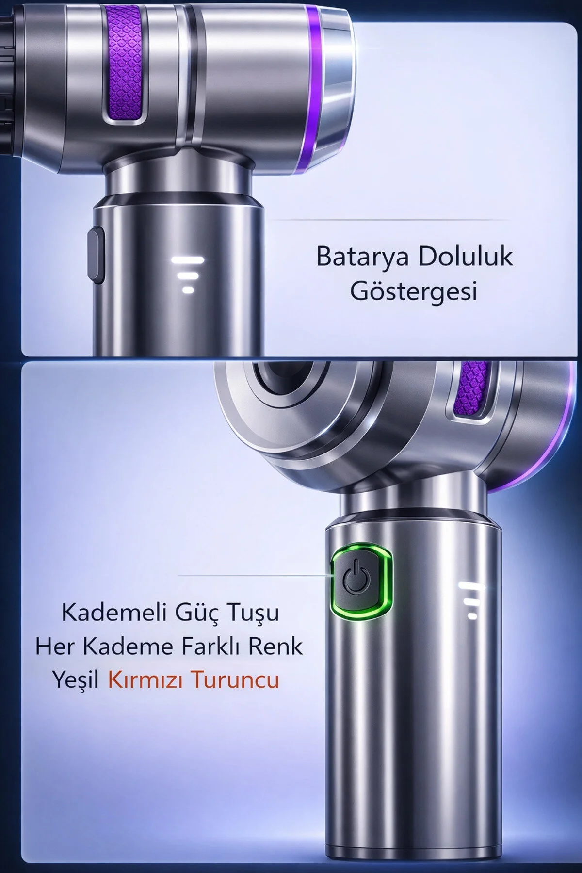 Cs67 Kablosuz Dijital Hava Kompresörü Ve Araç Süpürgesi 2 İn 1 6000mah 150 Psı 150bar