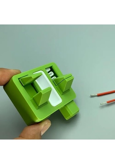 Mini Kablo Lehim Standı 1 Adet Açık Kırmızı