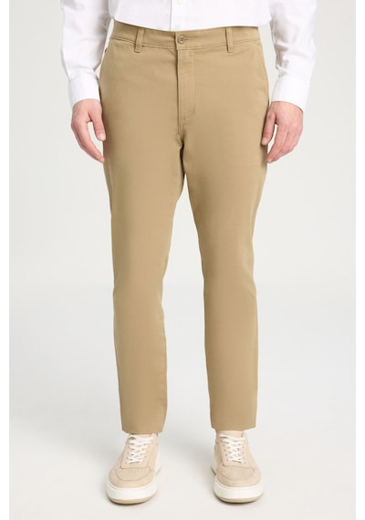 Wrangler Slim Fit Dar Kesim Normal Bel Darpaça Camel Chino Pantolon Camel-wm01003211