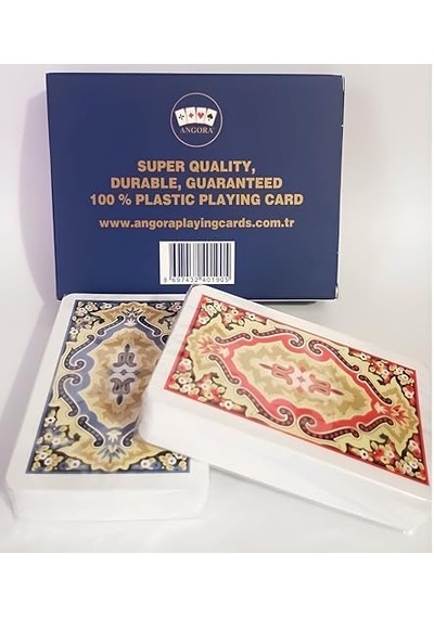 Angora Plastik Iskambil Kağıdı,biriç Oyun Kağıdı,playing Cards, Olympos