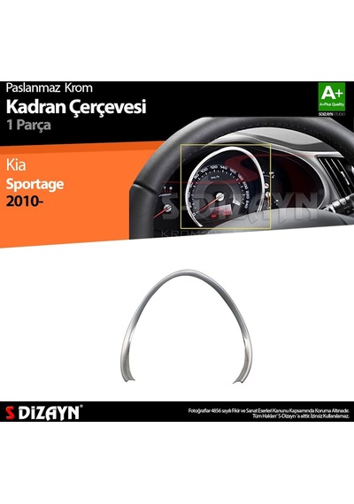 Kia Sportage Krom Kadran Çerçevesi 2010-2014
