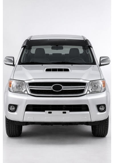 Toyota Hilux 2006-2012 Uyumlu Ön Cam Dış Güneşlik Sunvisor Abs Siyah
