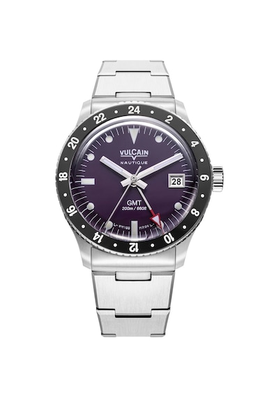 Vulcain Skindiver Nautique Gmt Purple Bar200 Limitli Üretim Otomatik Erkek Kol Saati Metalik