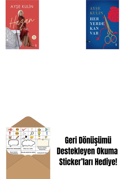 Hazan + Her Yerde Kan Var Ciltli + Okuma Sticker'ları