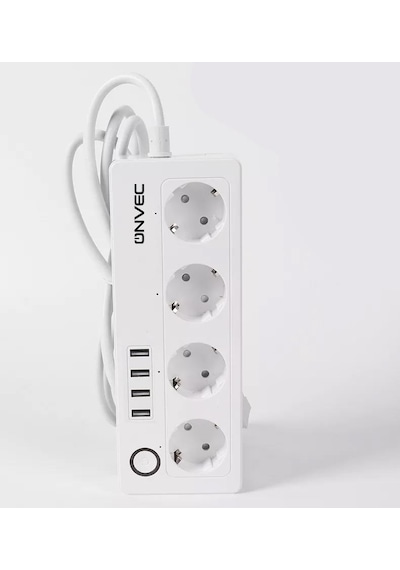 Onvec 2gen Tuya Wi-fi Destekli 4lü Akım Korumalı Usbli Smart Grup Priz-uygulama Üzerinden Kontrol