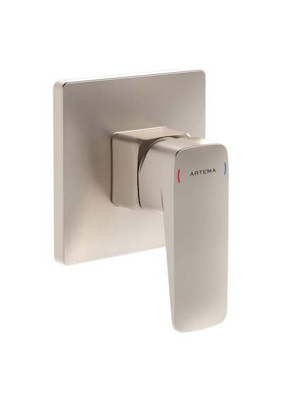 Artema Root Square Ankastre Duş Bataryası Fırçalı Nikel A4275134