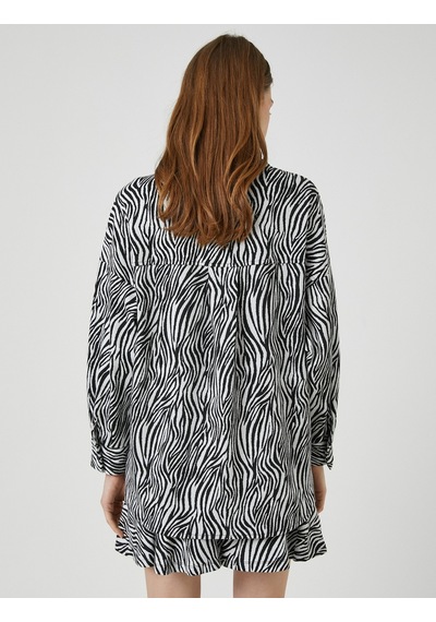 Koton Zebra Desenli Gömlek Cepli Uzun Kollu Siyah Desenli 3sak60014ek 3SAK60014EK9D9 Siyah Koton Zebra Desenli Gömlek Cepli Uzun Kollu Siyah Desenli 3sak60014ek 3SAK60014EK9D9 Siyah