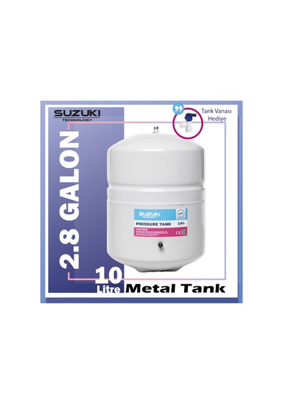 Tüm Su Arıtma Cihazlarına Uyumlu 2,8 Galon (10 Lt) Metal Tank (554502599)