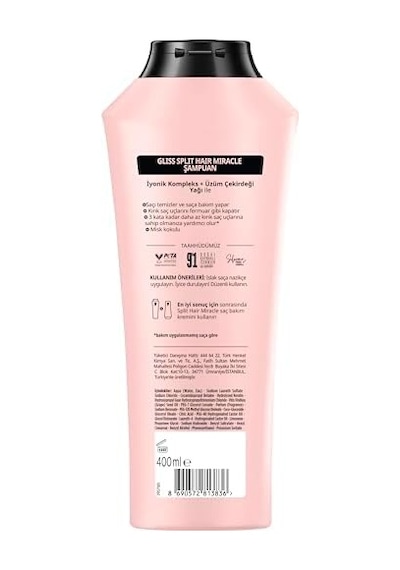 Split Hair Miracle Kırık Uçları Mühürleyen Şampuan 400ml