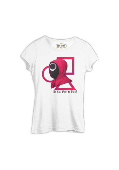 Squid Game - Oyun Beyaz Kadın Tshirt