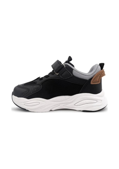 Daxtors Evo Sneaker Ortopedik Taban Unisex Çocuk Spor Ayakkabı Siyah