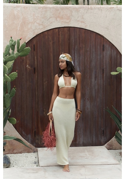 Mai Collection Mai Studios Co. Pangestu Üçgen Sarı Crop Etek Triko Takım Sarı Mai Collection Mai Studios Co. Pangestu Üçgen Sarı Crop Etek Triko Takım Sarı