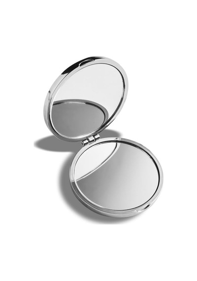 Gaman Yuvarlak Mini Metal Cep Aynası, Taşınabilir Makyaj Aynası,