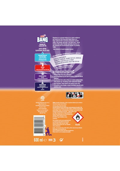Cillit Bang Aktif Köpük Sabun Artığı Duş & Küvet Temizleyici 600 ML