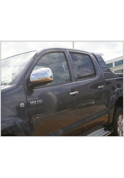 Toyota Uyumlu Hilux Krom Ayna Kapağı 2 Prç 2005-2015 Arası P.çelik