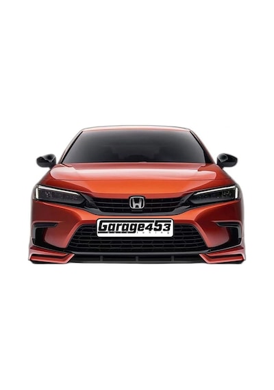 Garage453 Honda Civic F Yeni Kasa Ön Tampon Eki Plastik Boyasız