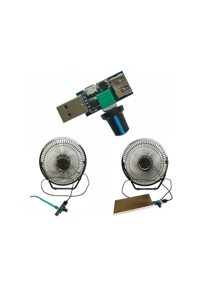 Usb Fan Hız Kontrol Modülü - Dc 5V-12V 5W