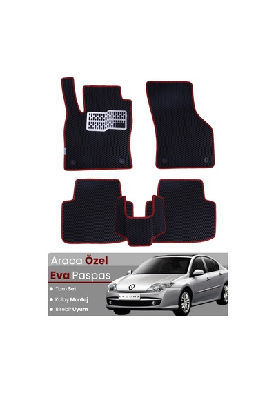 Renault Laguna 3 2008-2015 Uyumlu Eva Paspas Tam Set Oto Paspas,araca Özel 860