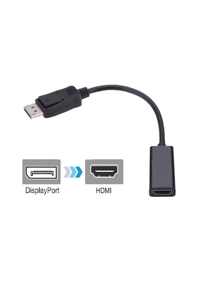 Display Port To Hdmi Çevirici Dönüştürücü Adaptör