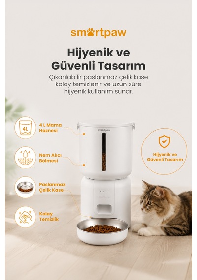 Fresh Feeder Akıllı Otomatik Mama Kabı Distribütör Garantili
