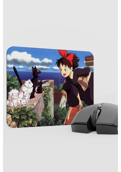 Kiki's Delivery Service Anime V1 - 22x18 Gaming Kauçuk Kaymaz Taban Mouse Pad Fare Altlığı