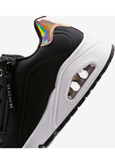 Skechers Uno Gen1 - Zip And Stride Büyük Kız Çocuk Siyah Sneakers 310554l Bkrg Siyah