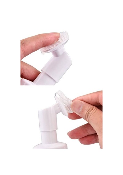 Yüz Temizleme Köpüğü Şişesi 150 Ml Silikon Fırçalı Köpük Dispenseri