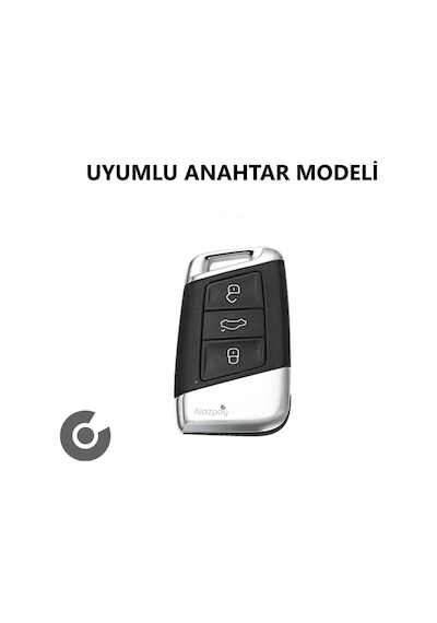 Volkswagen Passat Golf Arteon Tiguan Silikon Anahtar Kılıfı Sustasız - 1 Adet