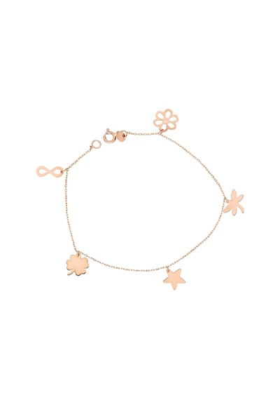Glorria Rose Altın Şans Bileklik N11.17191 Sarı Altın