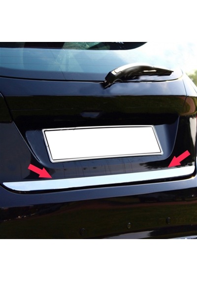 Woc Chrome Ford Fiesta Krom Bagaj Alt Çıta 2009-2017 Paslanmaz Çe