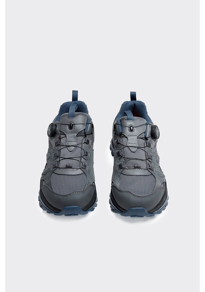 Derinet Humtto Comfort Cırt Bağcıklı Taban Erkek Sneaker Gri GRİ