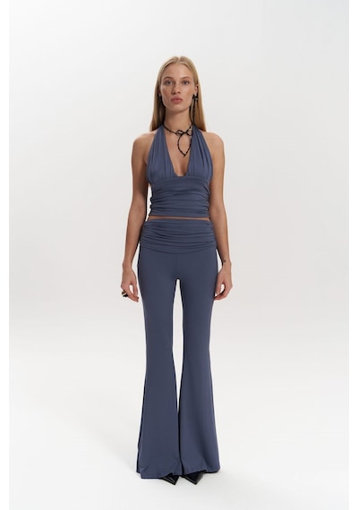 Mai Collection Mai Studios Co. Jody İndigo Crop Pantolon Takım İndigo