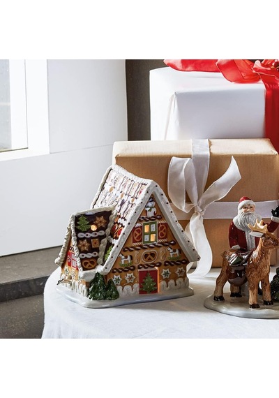 Villeroy Ve Boch Christmas Toys Müzik Kutusu "zencefilli Çörek Evi", Porselen, Beyaz/bej Diğer