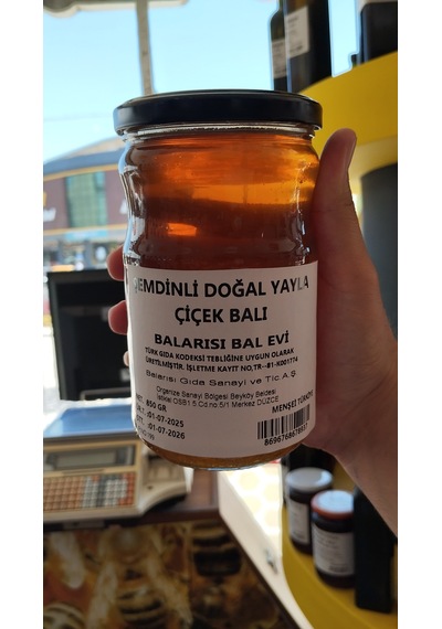 Şemdinli Doğal Yayla Çiçek Balı 850 Gr Yüksek Rakım