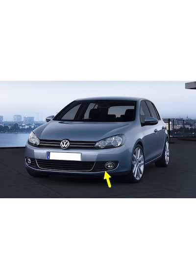 VW Golf 6 2009-2012 Sol Sis Farı Çerçevesi Kromlu 5K0853665