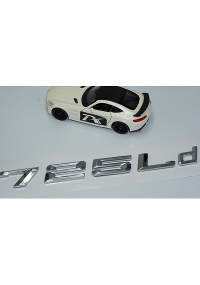 Dk Tuning 725ld Bagaj Krom Metal 3m 3d Yazı Logo Bmw İle Uyumlu