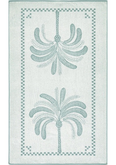 Özdilek Palmera Plaj Havlusu 90x150 -yeşil