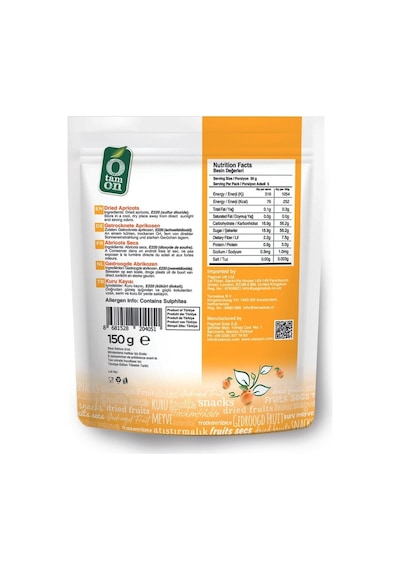 Otamon Kuru Kayısı 4 x 150 G