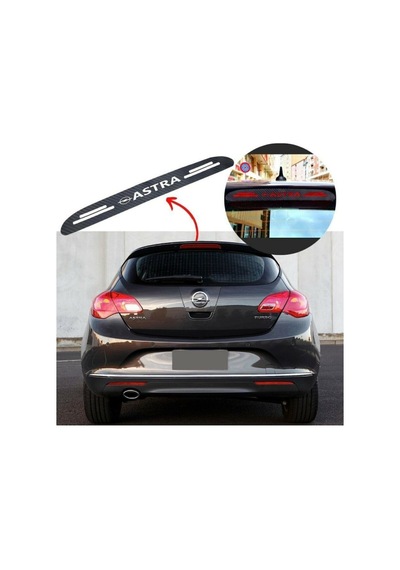 Opel Astra J Hb 2009-2016 Karbon Arka Fren Stop Lambası Sticker