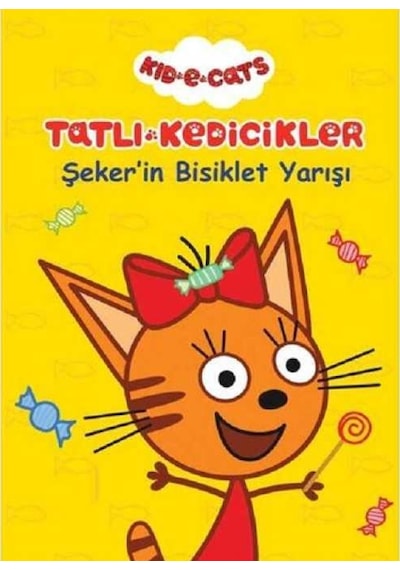 Tatlı Kedicikler Hikaye Kitabı Şeker İn Bisiklet Yarışı 20x28 6 Yp