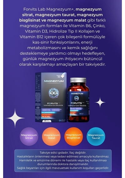Magnezyum 60'lık Tablet