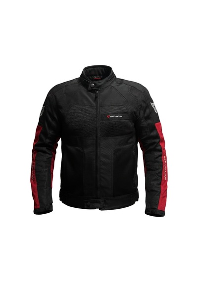 Motosiklet Mont 4 Mevsim Dynamic V2 Siyah-kırmızı Motorcu Montu