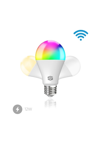 Şımart Akıllı Ampul Wifi Rgb 1100 Lümen Yüksek Parlaklık, Uygulama Kontrollü Beyaz - RGB