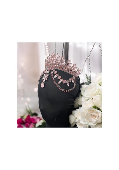 Alınlıklı Gelin,kına,nişan,söz,after,bride,party Taç Pembe - 729058711 Pembe