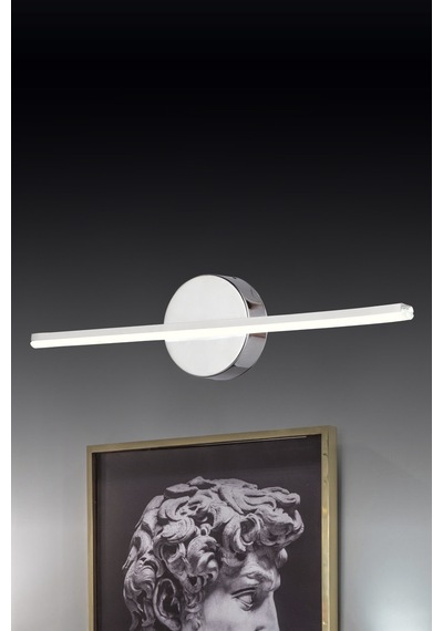 Pl 06 Model Krom 3 Renkli Koridor Ve Mutfak İçin İdeal Aplik Alüminyum Avize, 45x10 Krom